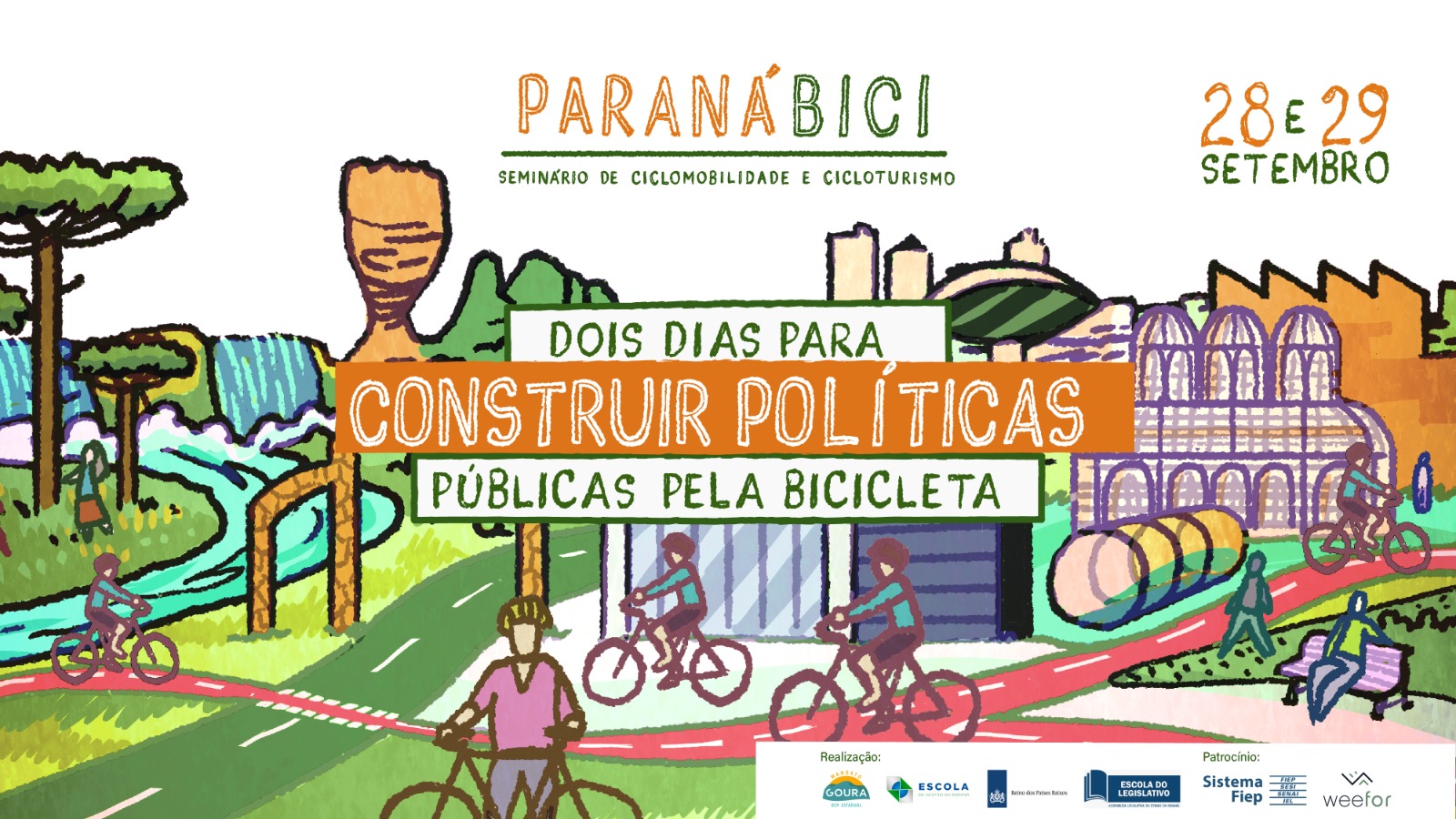 Primeira edição do ParanáBici acontece nos dias 28 e 29 de setembro