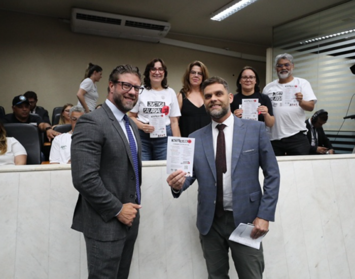 Goura recebe representantes da APP Sindicato e cobra do Governo do Estado justiça salarial para categoria da educação