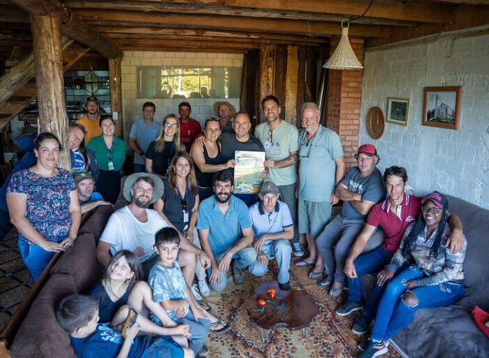 Goura debate agroecologia e parque Araçatuba-Quiriri com agricultores de Tijucas do Sul
